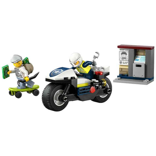 LEGO 60455 Police Motorcycle Chase, alternate view