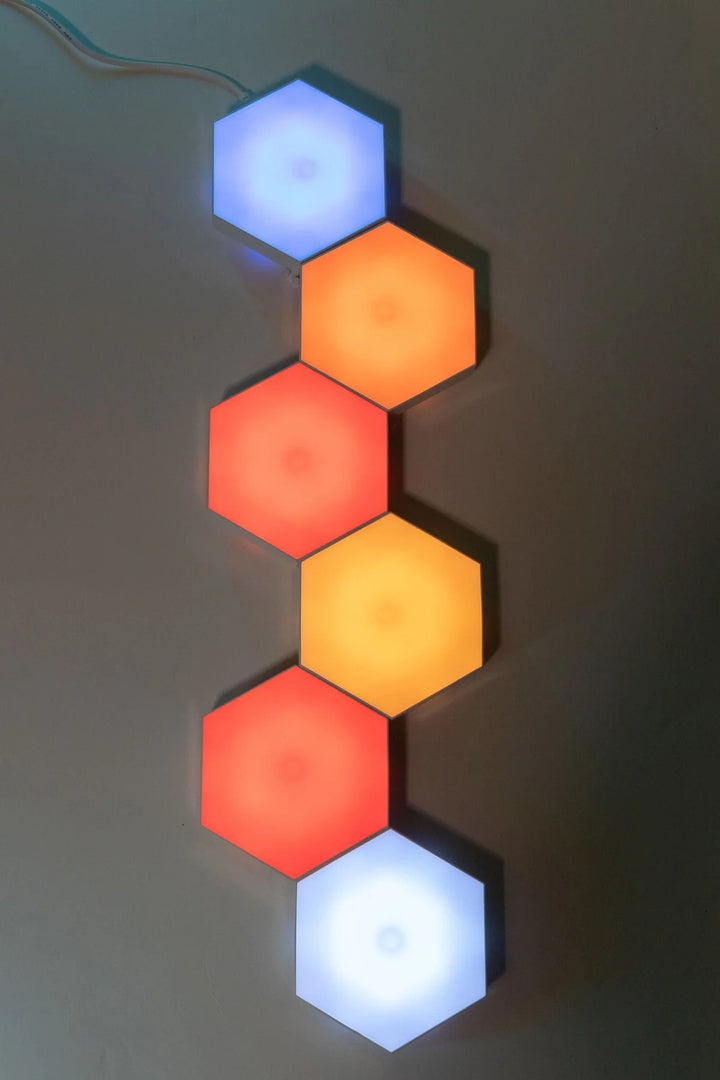 Connectable Hexagon LED Gaming Lights