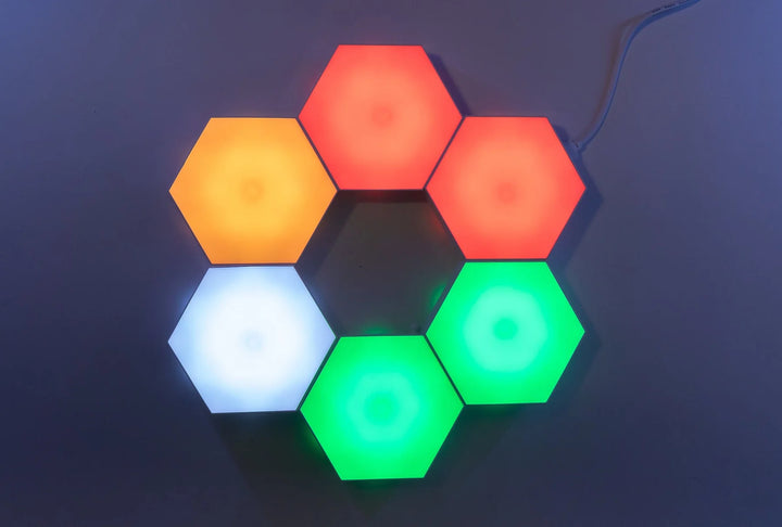 Connectable Hexagon LED Gaming Lights