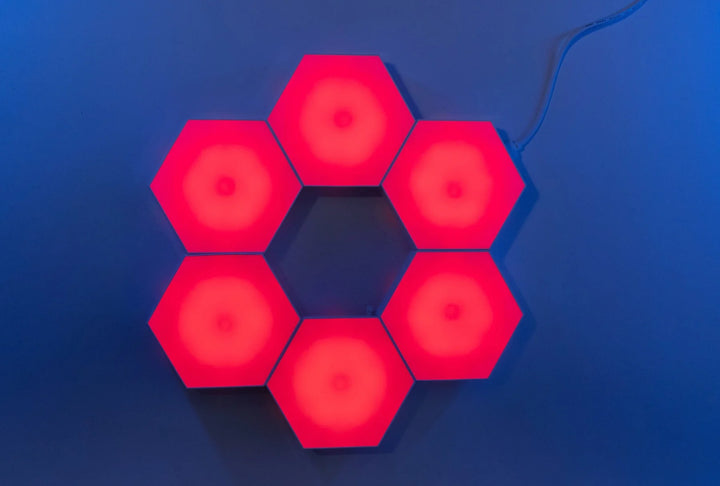 Connectable Hexagon LED Gaming Lights