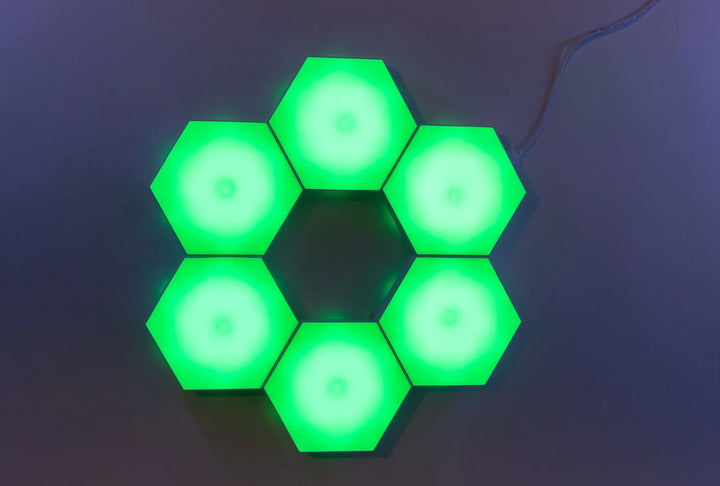 Connectable Hexagon LED Gaming Lights