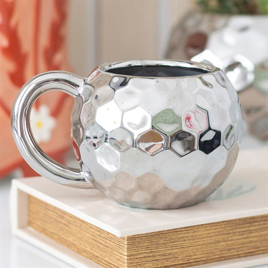 Silver Disco Ball Mug, alternate view