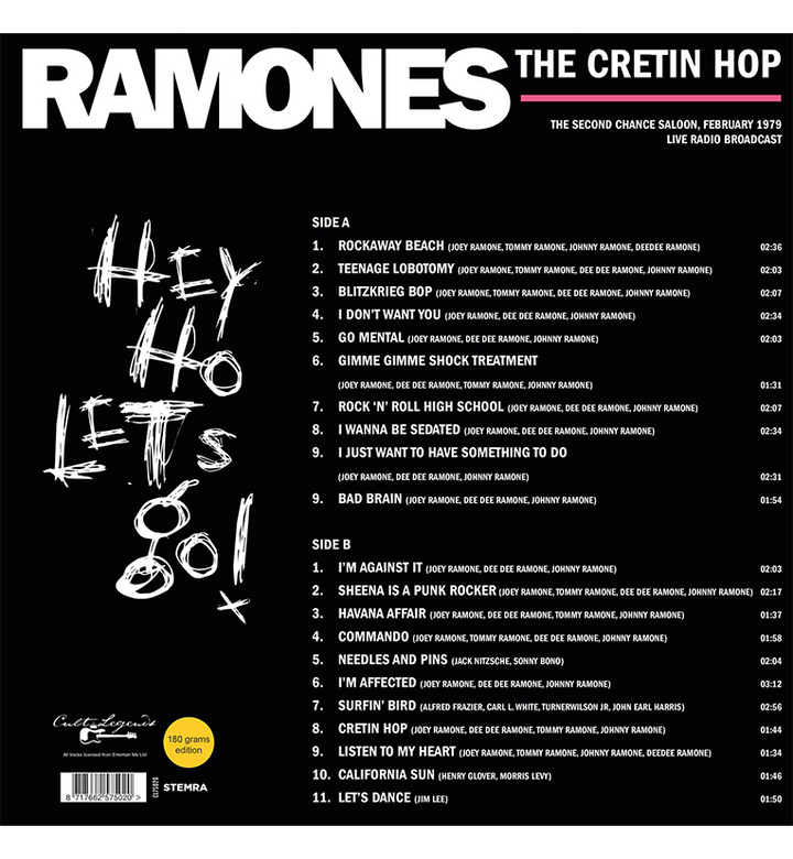 Ramones – The Cretin Hop: Live in Ann Arbor, MI, 1979 (12-Inch Album on 180g Vinyl)