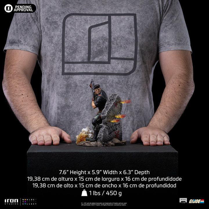 Iron Studios Flint G I Joe Art Scale Statue Limited Edition 1 10 Scale