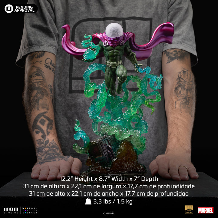Iron Studios Marvel Spider-Man vs Villains Battle Diorama Series Mysterio 1/10 Deluxe Art Scale Limited Edition Statue