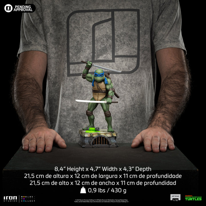 Iron Studios Teenage Mutant Ninja Turtles (1990) Leonardo 1/10 Art Scale Limited Edition Statue