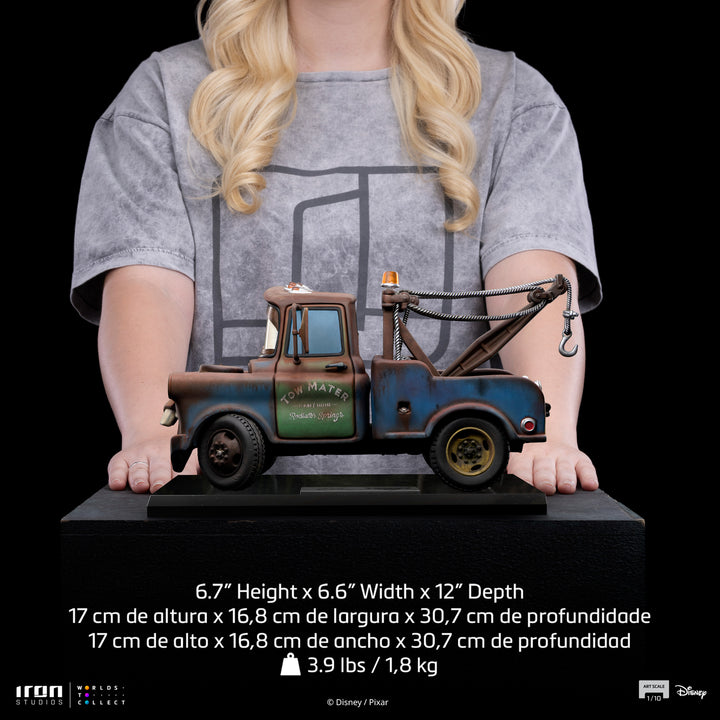 Iron Studios Disney Pixar Cars Tow Mater 1/10 Scale Limited Edition Statue