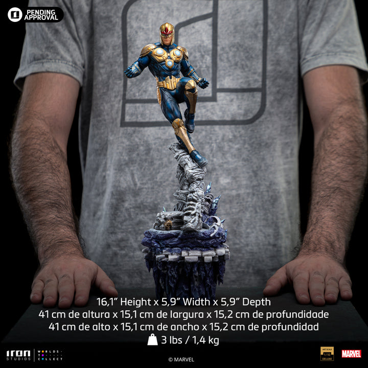 Iron Studios The Infinity Gauntlet Nova 1/10 Deluxe Art Scale Limited Edition Statue