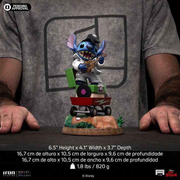 Iron Studios Lilo & Stitch Stitch (King of Rock) 1/10 Art Scale Limited Edition Statue