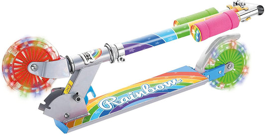 Ozbozz Rainbow Scooter with Flashing Wheels SV20891, alternate view