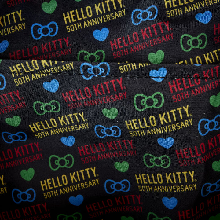 Loungefly Sanrio Hello Kitty 50th Anniversary All-Over Print Square Mini Backpack