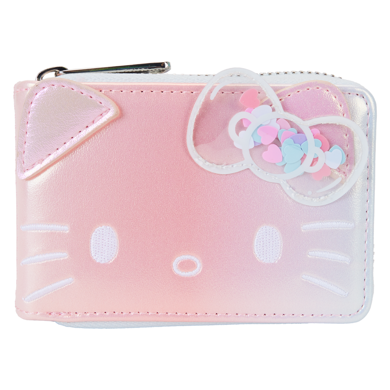 Loungefly Hello Kitty 50th Anniversary Clear And Cute Cosplay Accordion Wallet