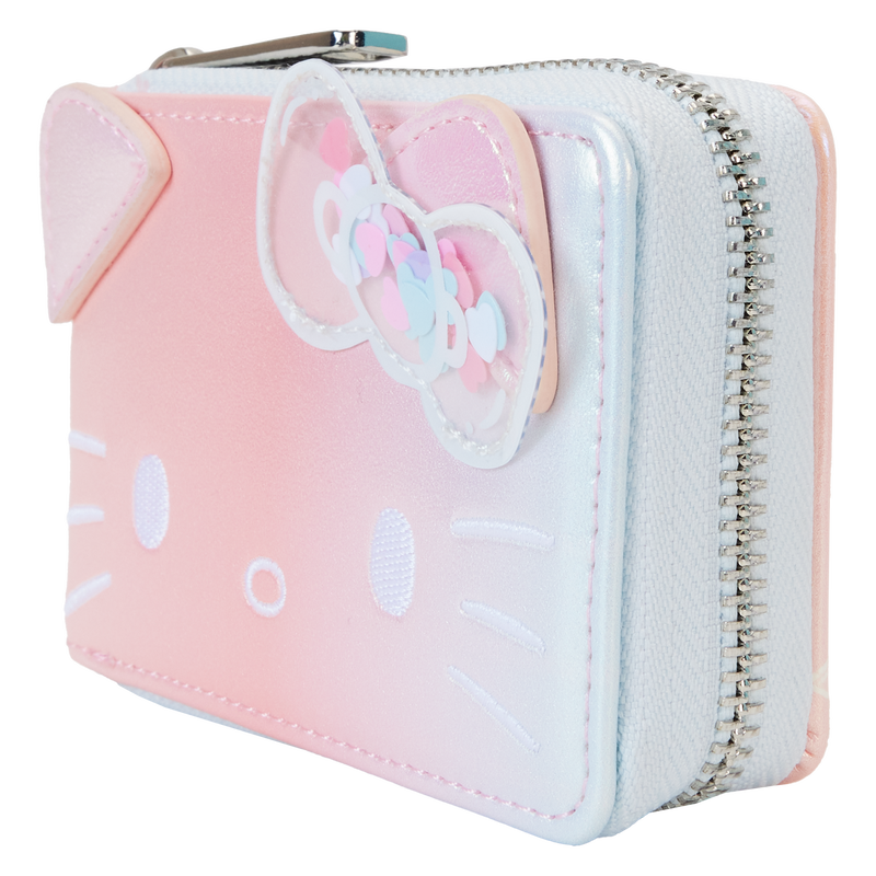 Loungefly Hello Kitty 50th Anniversary Clear And Cute Cosplay Accordion Wallet