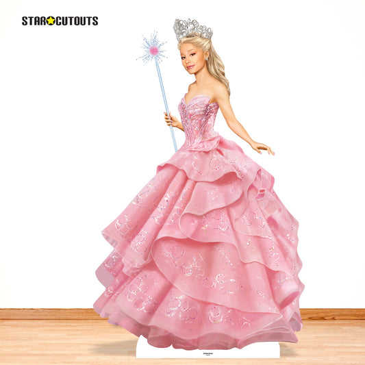 Glinda Wicked Pink Witch Cardboard Cut Out Height 150cm, alternate view