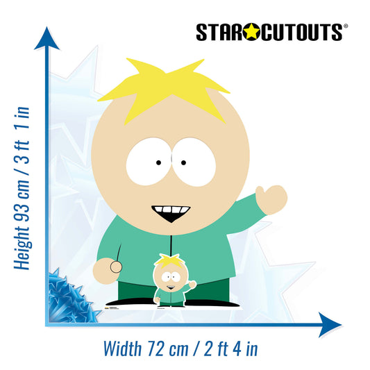 South Park Butters Cardboard Cut Out Height 93cm, alternate view