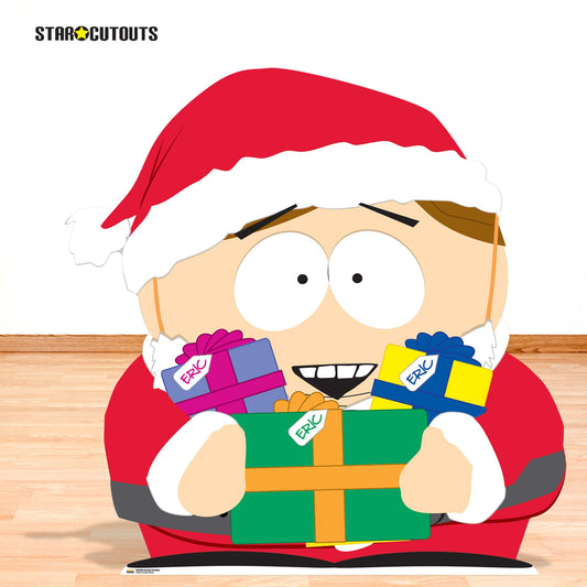 South Park Cartman as Santa Cardboard Cut Out Height 95cm, alternate view