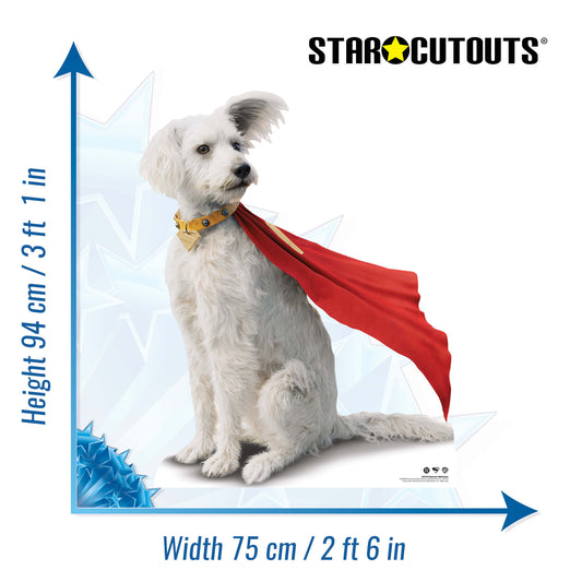 Superman 2025 Movie Krypto Cardboard Cut Out Height 94cm, alternate view