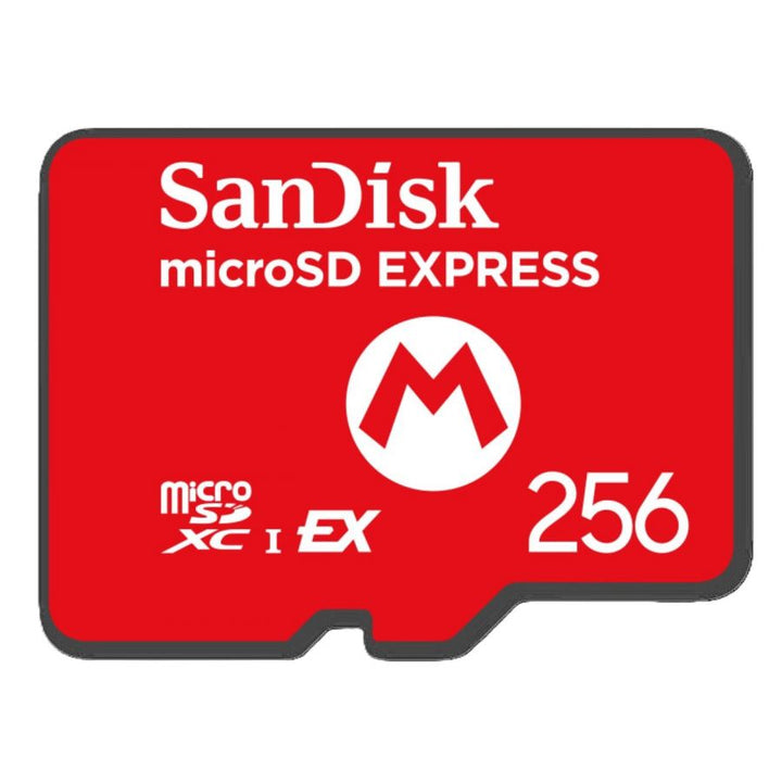 SanDisk 256GB microSD Express Card Mario Nintendo Switch 2 Edition