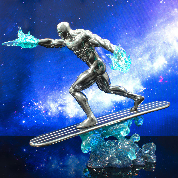 Marvel Gallery Comic Silver Surfer Figure Diorama