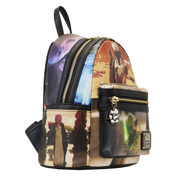 Loungefly Star Wars Episode Two Attack Of The Clones Scene Mini Backpack