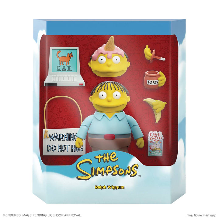 Super 7 The Simpsons Ultimates Ralph Wiggum 7" Scale Action Figure