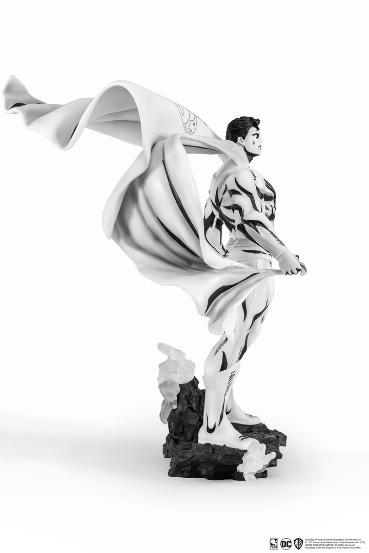 San Diego Comic Con 2024 Exclusive DC Heroes Superman Black PureArts (Black & White) Statue