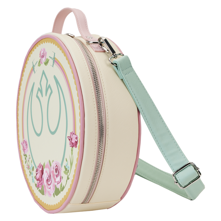 Loungefly Star Wars Rebel Alliance Floral Round Convertible Mini Backpack & Crossbody Bag