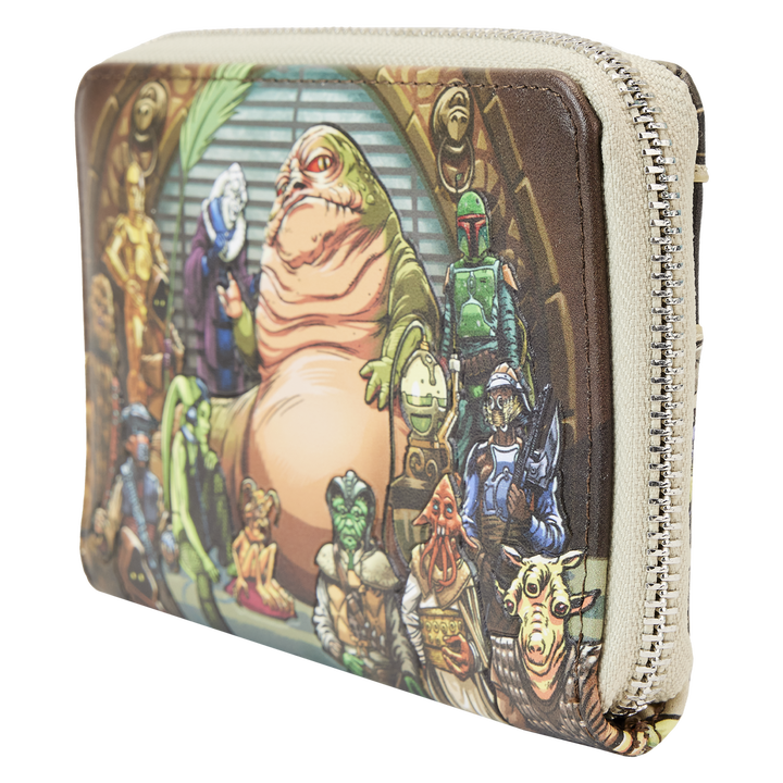 Loungefly Star Wars Return Of The Jedi 40th Anniversary Jabba's Palace Zip Around Wallet