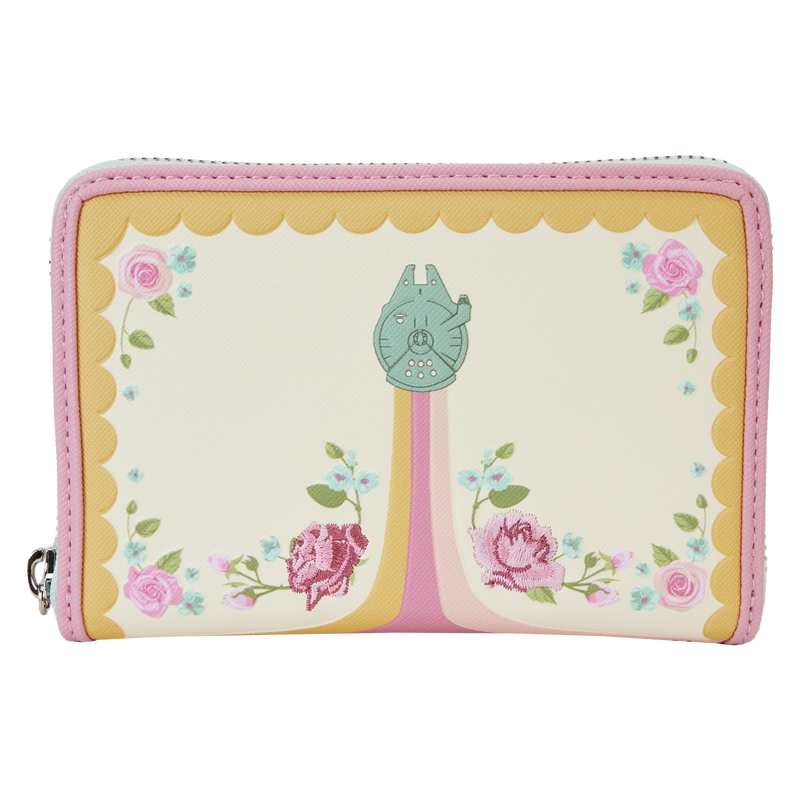 Loungefly Star Wars Rebel Alliance Floral Zip Around Wallet