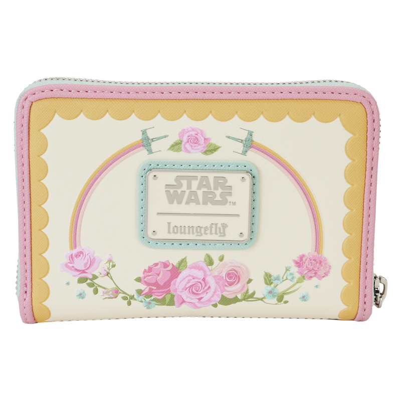 Loungefly Star Wars Rebel Alliance Floral Zip Around Wallet