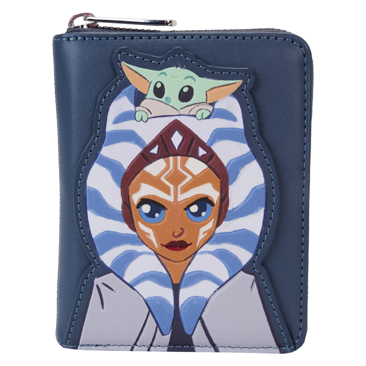 Loungefly Mandalorian Ahsoka And Grogu Precious Cargo Zip Around Wallet
