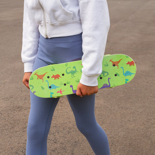 Dinosaur Kids Skateboard with Flashing Wheels 17" - Image 2