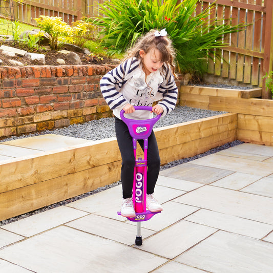 Pink & Purple Kids Pogo Stick 89cm - Image 2