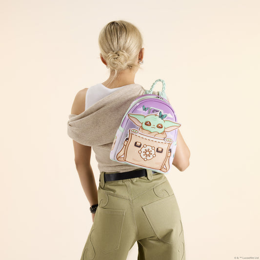 Loungefly - Star Wars The Mandalorian Grogu Butterfly Mini Backpack alternate view