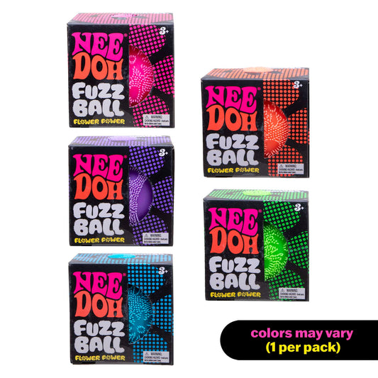 NeeDoh Fuzz Ball Flower Power