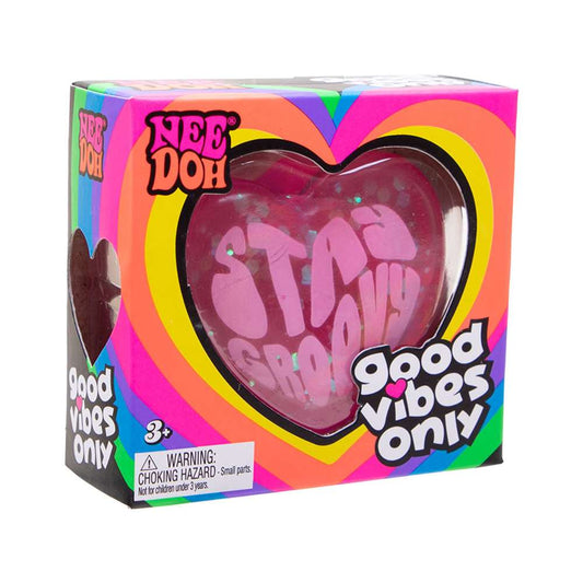 NeeDoh Good Vibes Only Heart Squishy Fidget Toy alternate view