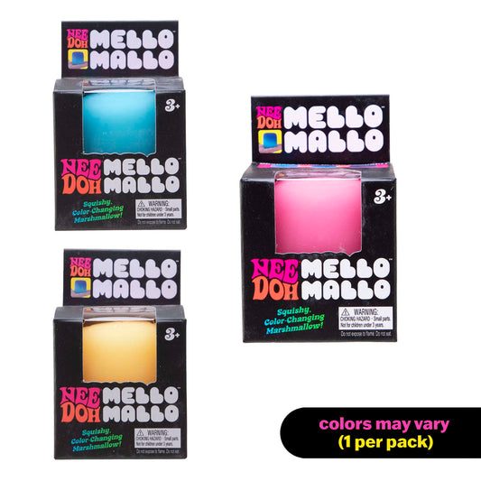 NeeDoh Mello Mallo Marshmallow Fidget Toy - 1 Colour Chosen at Random