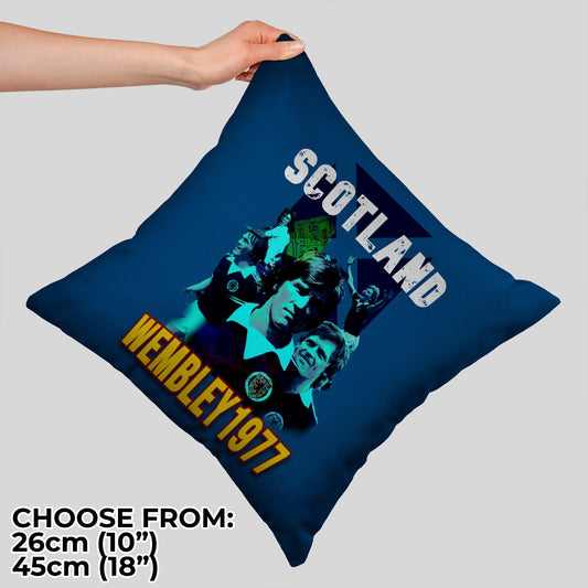 Scotland 1977 Wembley Cushion - Two Sizes, alternate view