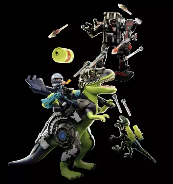 Playmobil 70624 Dino Rise T-rex Battle Of The Giants Playset