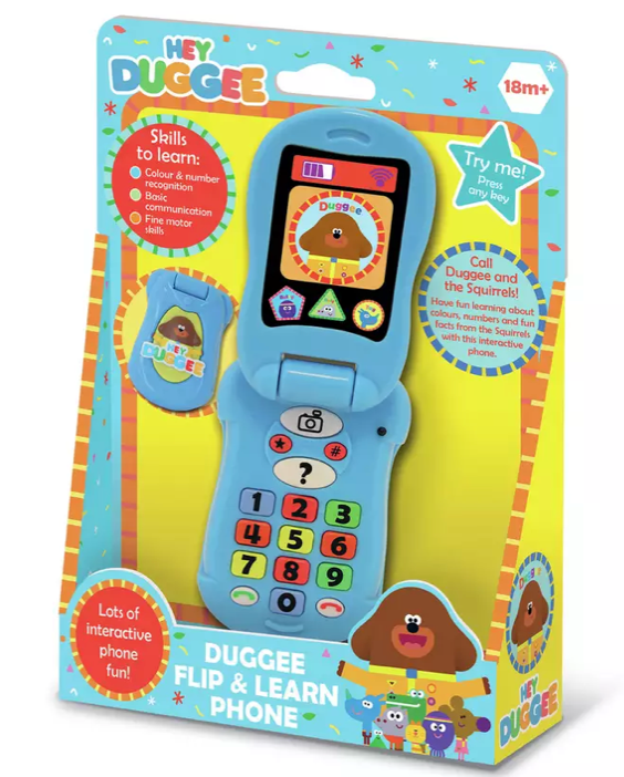 Hey Duggee Flip and Learn Phone, Infinity Collectables