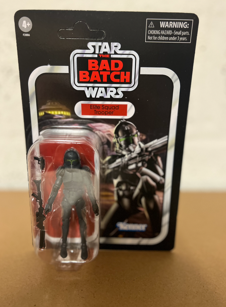 Star Wars The Vintage Collection The Bad Batch Elite Squad Trooper (Unpunched Card)