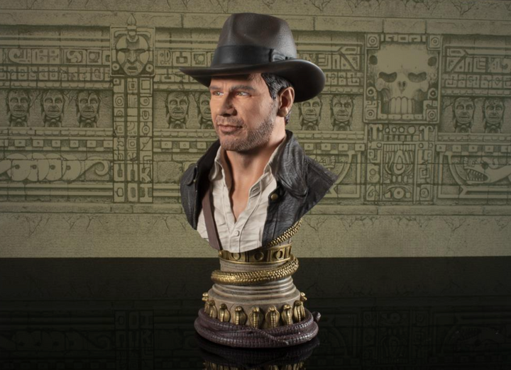 Raiders of the Lost Ark Legends in 3D Indiana Jones 1/2 Scale Limited Edition Bust