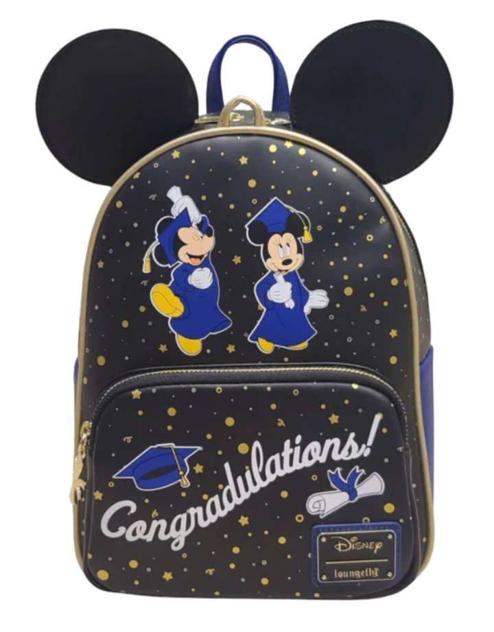 Disney Mickey & Minnie Graduation USA Exclusive Mini Backpack