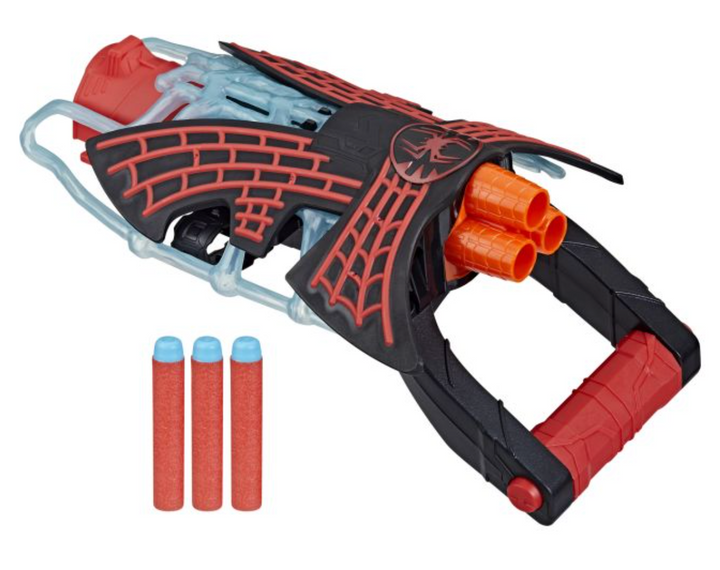 Marvel Spider-Man: Across the Spider-Verse Miles Morales Tri-Shot Nerf Blaster