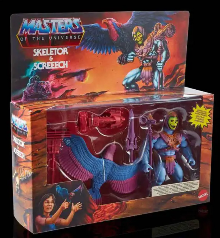 Masters of the Universe Origins Skeletor & Screech Action Figure Two-Pack