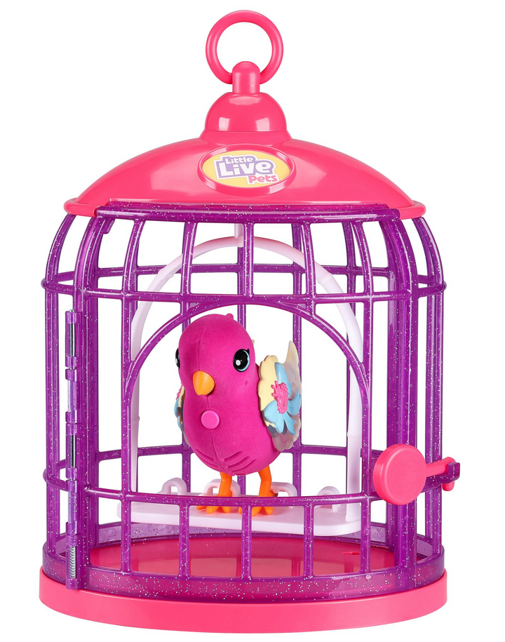 Little Live Pets Lil' Bird & Bird Cage Polly Pearl