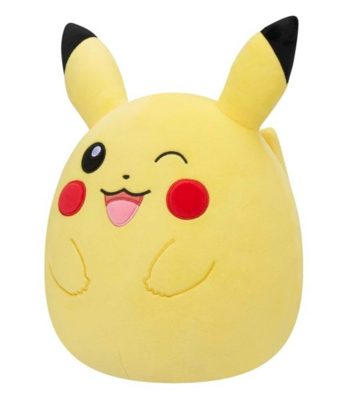 Pokemon Winking Pikachu Squishmallows 10" Plush