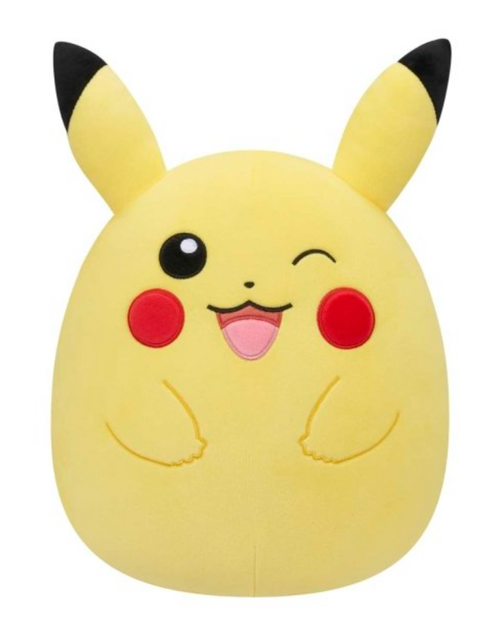 Pokemon Winking Pikachu Squishmallows 10" Plush