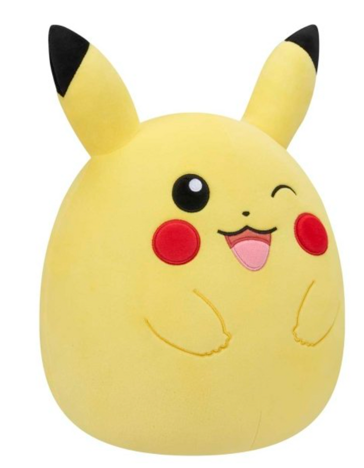 Pokemon Winking Pikachu Squishmallows 10" Plush