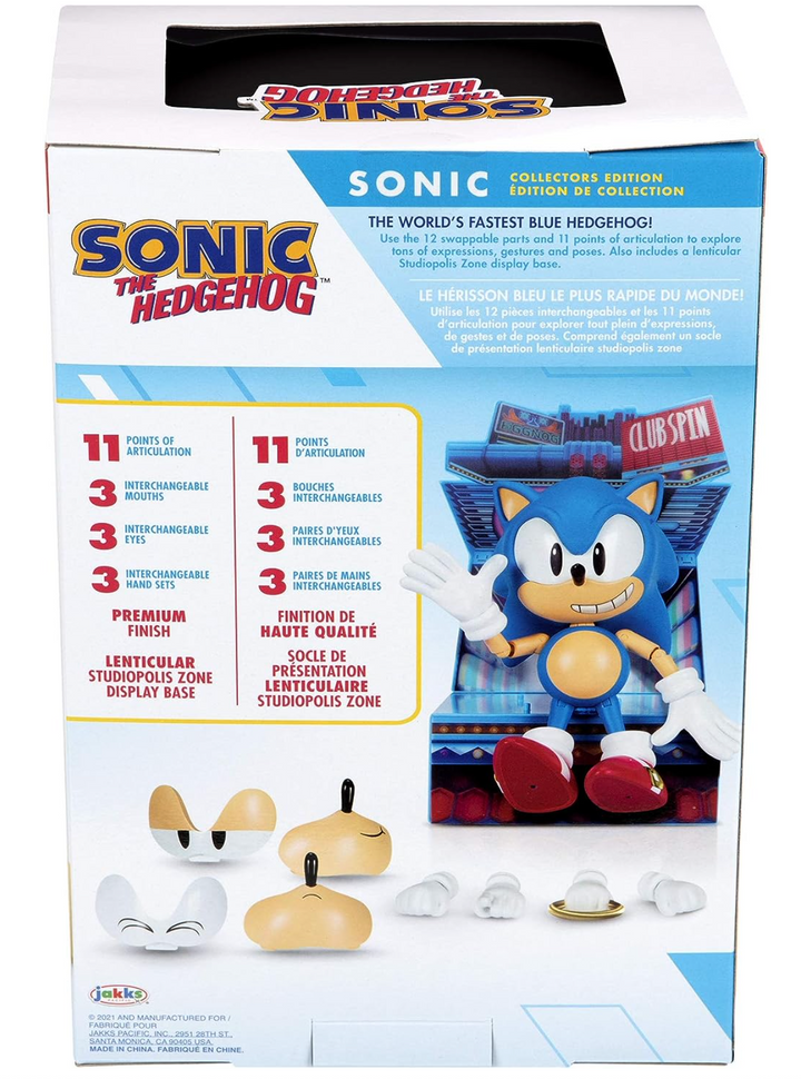 Sonic The Hedgehog 30th Anniversary Sonic 6" Collectors Edition Figure *Exclusive
